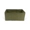 John Louis Home Half Rectangle Fabric Storage Bin, Tweed, Green, 11 in W BIN-HR-T03 - alternate 3